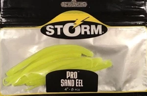 Storm Pro Sand Eel Fresh Water, Saltwater Fishing Lures Bait 4 Inch - Picture 1 of 4