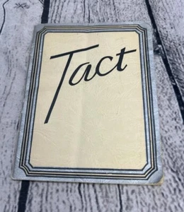 Vintage Booklet Tact by Sir John Lubbock 1950 - Foto 1 di 4