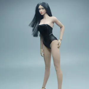 1/6 Scale Leather Tube Tops Clothes for 12inch Female Action Figure Body - Picture 1 of 3