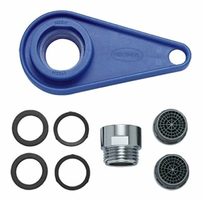 Wasserspar Mischdüse Perlator Strahlregler Wassersparstrahler Montageschlüssel - Bild 1 von 3