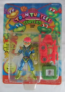 Vintage 1992 TMNT Toon Turtles Zak MOC Unpunched BA655 - Bild 1 von 2