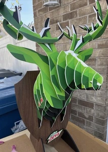 Mountain Dew Deer Head with Display Stand, NEW IN BOX (limited Edition) *RARE* - Picture 1 of 14