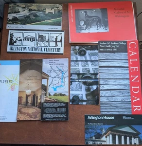 Broschüren von Washington DC Museen, Smithsonian, Arlington, US Mint, State Dept. - Bild 1 von 1
