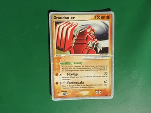 Pokemon Groudon EX 038 Black Star Promo LP - Imagen 1 de 2
