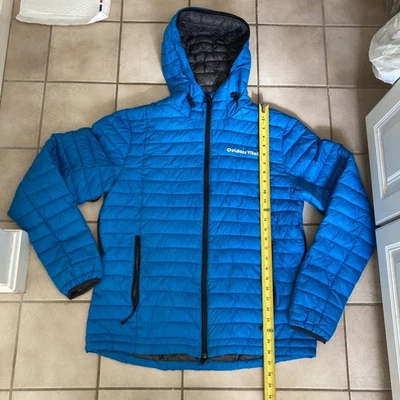 Outdoor Vitals Loftek Ultralight Insulated Hooded Blue Jacket Mens XXL - Image 1 of 4