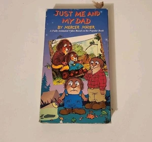 JUST ME AND MY DAD Vhs Tape MERCER MAYER Golden Book Video 1993 Little Critter - Picture 1 of 6