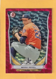 Bowman Draft Top Prospects Red Ice 2014 #TP-4 Mark Appel Astros casi nuevo-como nuevo+ 4/150 - Imagen 1 de 2