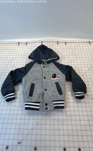 Children's Chicago Bears Blue And Gray Varsity Jacket - Picture 1 of 4