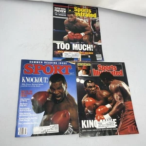 3 Vtg Mike Tyson Magazines Sport Boxing History Sports Illustrated 80s 1988 1987 - Picture 1 of 14