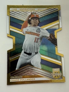 CHASE DOLLANDER 2023 Panini Elite Extra Edition Baseball GOLD DIE-CUT RC #'d/24 - Picture 1 of 1
