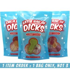 Eat A Bag Of Dicks ® - Novelty Gag Gift For Men Women Adults Penis Gummies Candy
