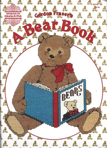 Gordon Fraser's Counted Cross Stitch A Bear Book-Designs by Gloria & Pat - Picture 1 of 2