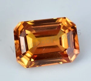 Natural Flawless Topazolite Garnet 3.95 Ct Emerald AGL Certified Loose Gemstone - Picture 1 of 8