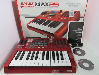 Akai Professional Max 25 - Compact USB/MIDI/CV Keyboard Controller - Bild 1 von 4