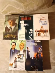 5 Tom Hanks VHS Forrest Gump Sleepless In Seattle You've Got Mail... - Picture 1 of 10