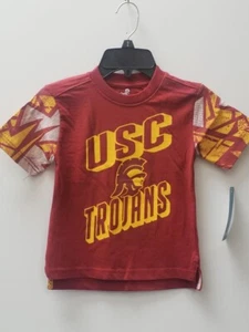 NEW YOUTH USC TROJANS T SHIRT SIZE LARGE 7 - Picture 1 of 2