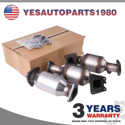 Catalytic Converter Set Bank 1 & 2 & Rear For 2005-2008 Honda Odyssey 3.5L USA - Image 1 of 4