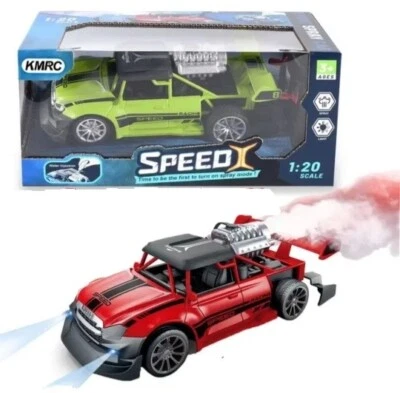 High Speed Remote Control Drift RC Car With Spray Mist  Lights and Sound UK - Image 1 of 4