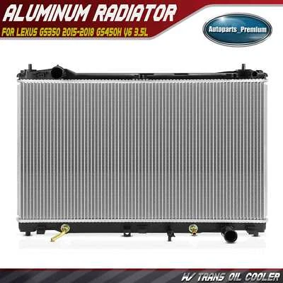 Radiador con enfriador de aceite de transmisión para Lexus GS350 2015-2018 GS450h V6 3,5 L Foto 1 de 4