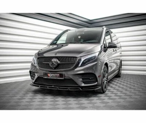 CUP Spoilerlippe SCHWARZ für Mercedes V Klasse W447 FL AMG Line Frontspoiler V5 - Bild 1 von 7