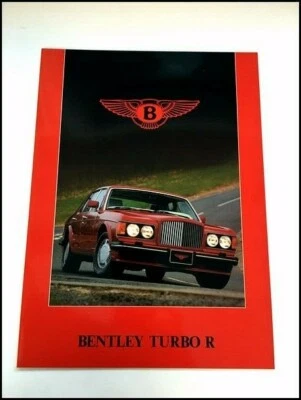 1988 1989 Bentley Turbo R Original Car Sales Brochure Catalog - Mulsanne S Eight - Image 1 of 4