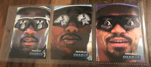 3 MLB 1992 Shades Pinnacle - Tim Raines Eric Davis Benito Santiago