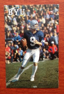 Programma calcio CFB 1981 BYU JIM McMAHON Brigham Young Chicago Bears College  - Foto 1 di 1