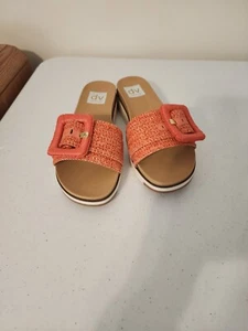 NEW DV by Dolce Vita Caster Women's Sandal Tangerine Size 7 - Picture 1 of 4