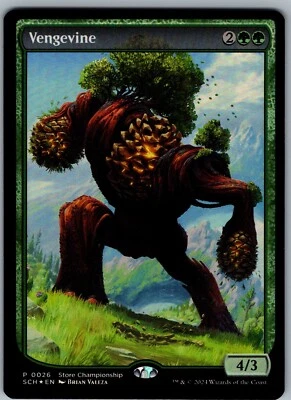 MAGIC THE GATHERING MTG - VENGEVINE - STORE FOIL CHAMPIONSHIP PROMO - Image 1 of 2