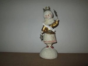 ESC Trading By NICOL SAYRE Sparkly Paper Mache 'Twinkle Fig" Whimsical Figurine - Picture 1 of 6