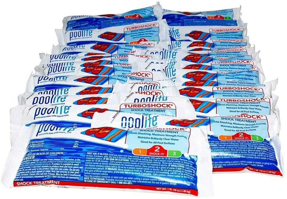 Poolife Turbo Shock 75% Chlorine Granules (1lb Bags, Case of 24) - Image 1 of 1