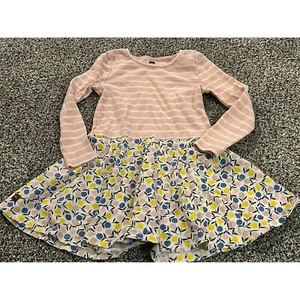K19 Tea Brand dress size 4 pink floral girls swing - Picture 1 of 2