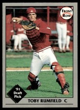 1991 Front Row Draft Picks #35 Toby Rumfield Belton Tigers