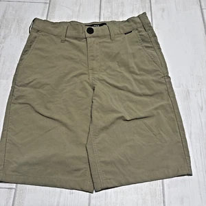 Hurley Youth Size 12 Boys H2o Dri Khaki Tan  Shorts 26 inch waist - Picture 1 of 8
