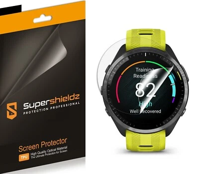 3X Supershieldz Clear Screen Protector for Garmin Forerunner 965 (TPU)