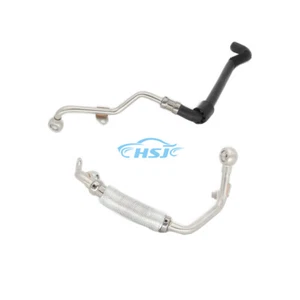 2Pcs Coolant Pipe Exhaust Gas Turbocharger Fit For VW Passat AUDI A3 TT - Picture 1 of 11