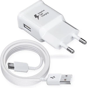 Genuine AC Adapter Charger - 1m 2m 3m Charging Cable For Samsung Galaxy S20 S21 S22 - Picture 1 of 11
