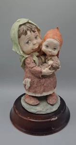 Vintage G. ARMANI CAPODIMONTE Mother And Child  FIGURINE 8.25"H - Picture 1 of 12