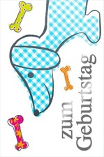 Artebene Card Embossing/Birthday/Waldi/Pop-Up