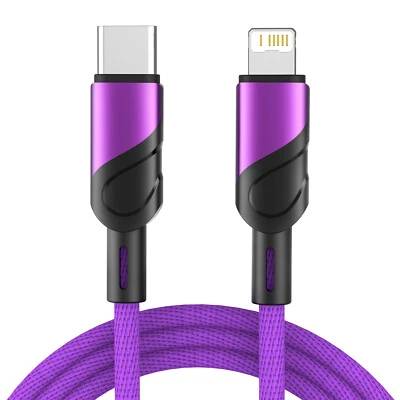 USB C Type C to iPhone Fast Charging PD Cable for iPhone 14 13 12 11 Pro Max XR - Image 1 of 4