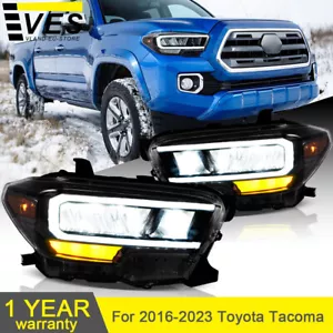 VLAND LED Reflector Headlights For 2016-2023 Toyota Tacoma Upgrade Plug & play - Picture 1 of 14