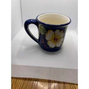 Favanol Maker's Mark-Hand Painted Mug Portugal-Floral Pattern - Imagen 1 de 11