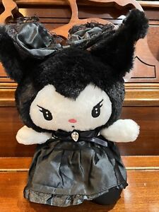 Sanrio Hello Kitty Kuromi Plush Stuffed Doll Secret Melokuro Dress Gift Toy Girl