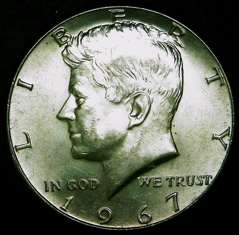 1967-P DDR / TDR Kennedy Half Dollar- Doubled Die Reverse / Tripled Die Reverse! Cover