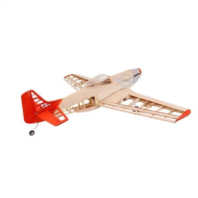RC Model P51 Airplane Laser Cut Plane Kit Skin  Balsa Wood Hardware Accessories - Image 1 of 4