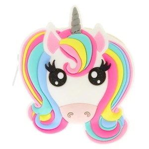 Neon Rainbow Mane Unicorn Jelly Coin Purse Change Purse Wallet Free Shipping NWT - Picture 1 of 5