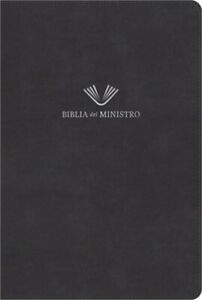 Rvr 1960 Biblia del Ministro, Edici�n Ampliada, Negro Piel Fabricada (Leather /