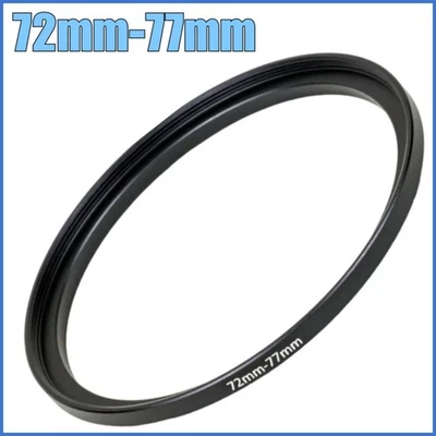 72mm-77mm Metal Step Up Ring Lens Adapter Converter 72-77mm Aluminium Alloy - Image 1 of 3