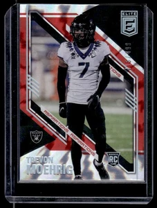 2021 Donruss Elite Aspirations Shimmer Red Trevon Moehrig Rookie 415/499 Las - Bild 1 von 2