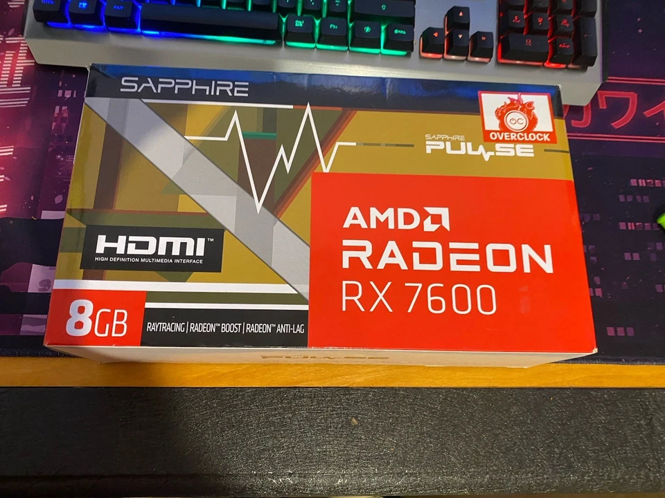 SAPPHIRE PULSE AMD Radeon RX 7600 8GB GDDR6 Scheda Grafica - Immagine 1 di 1